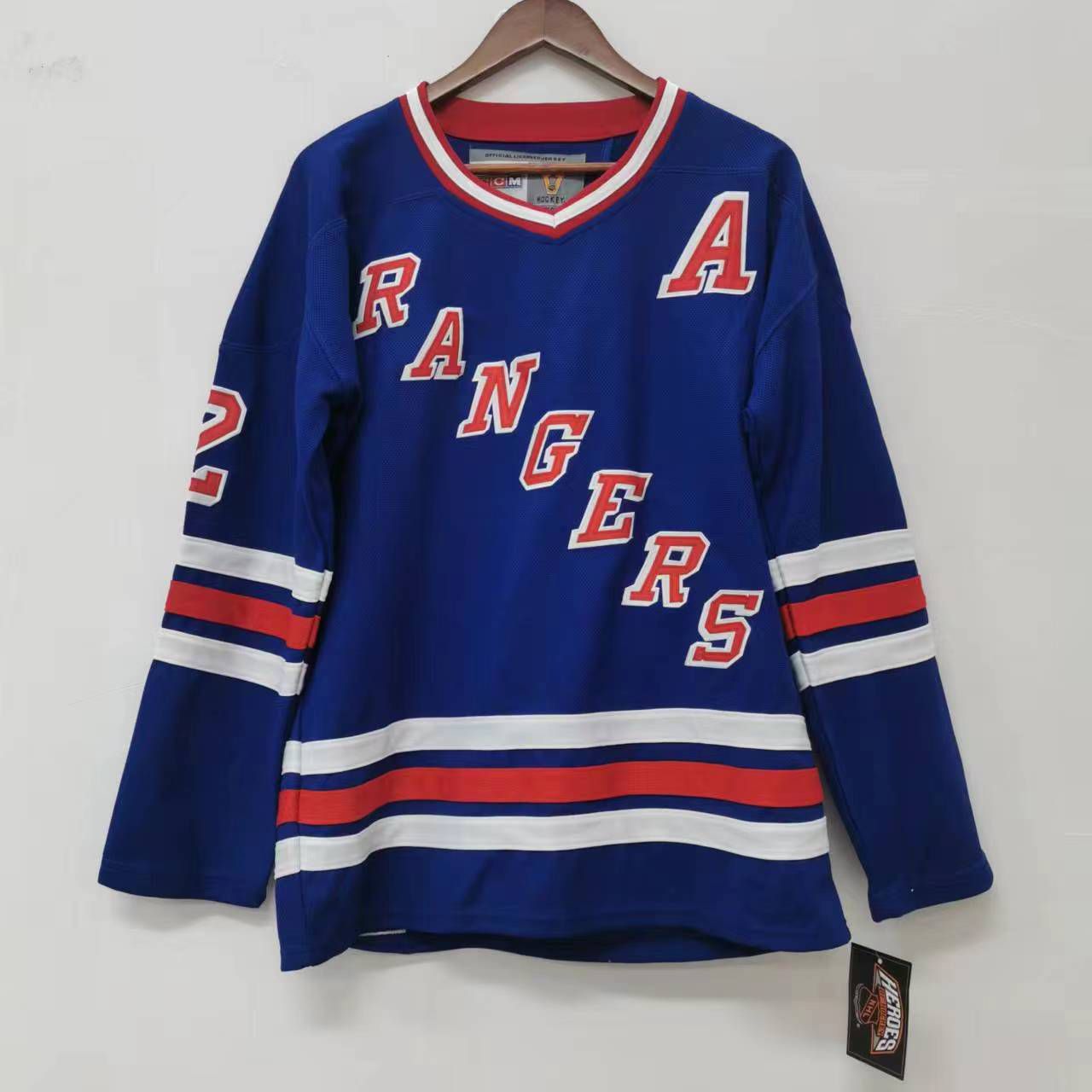 Brian Leetch New York Rangers Official NHL Jersey  1994 Stanley Cup Patch