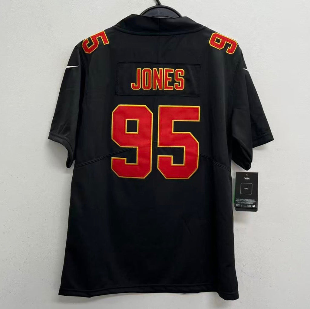 Chris Jones YOUTH KIDS Kansas City Chiefs Official NFL Nike Jersey black
