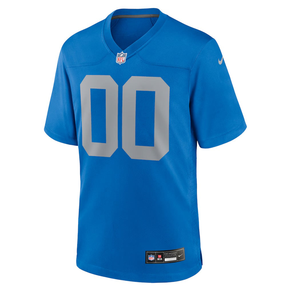 Any name & Number Detroit Lions Official NFL Nike customized alternate jersey