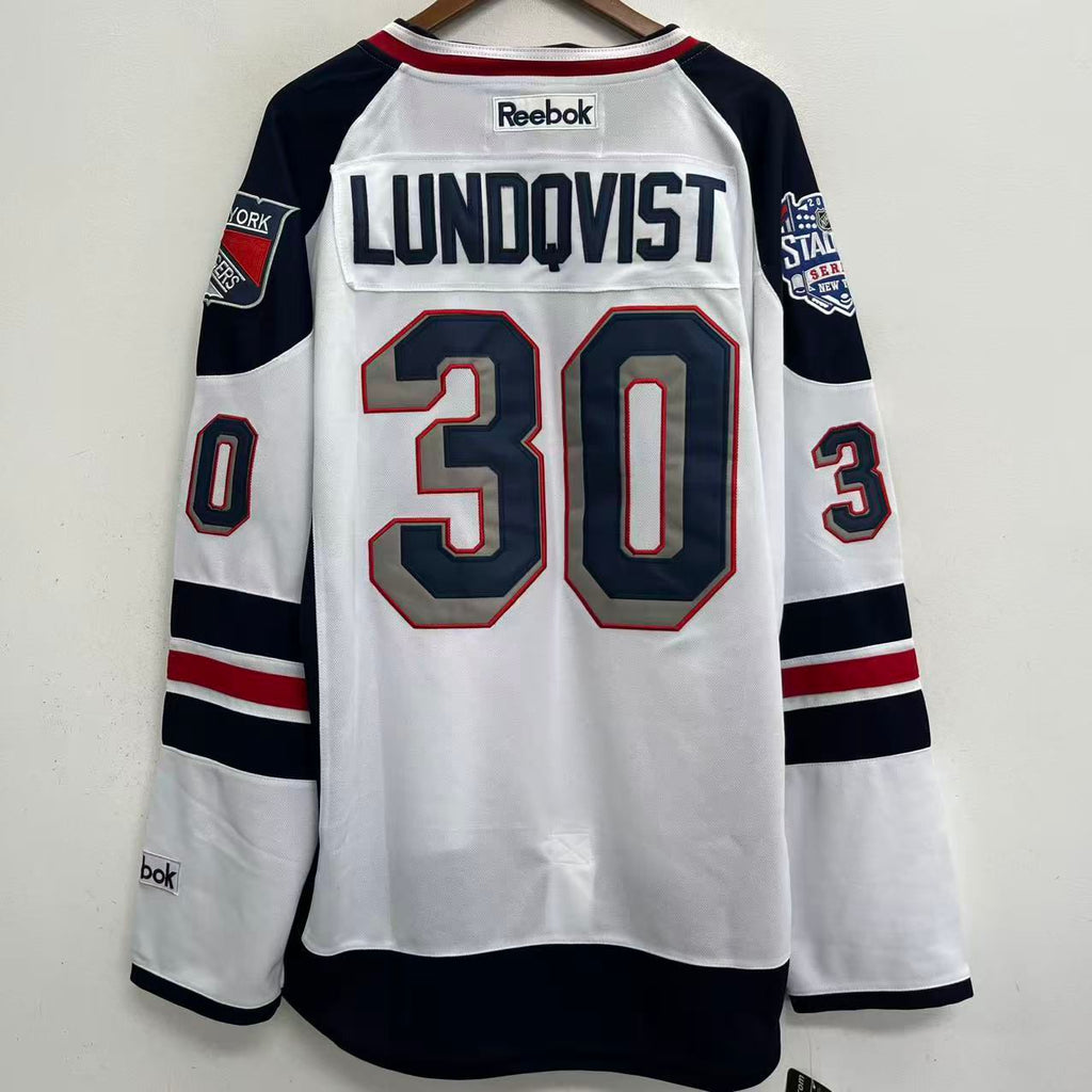 Henrik Lundqvist New York Rangers Official NHL Reebok   2014 Stadium Series Jersey