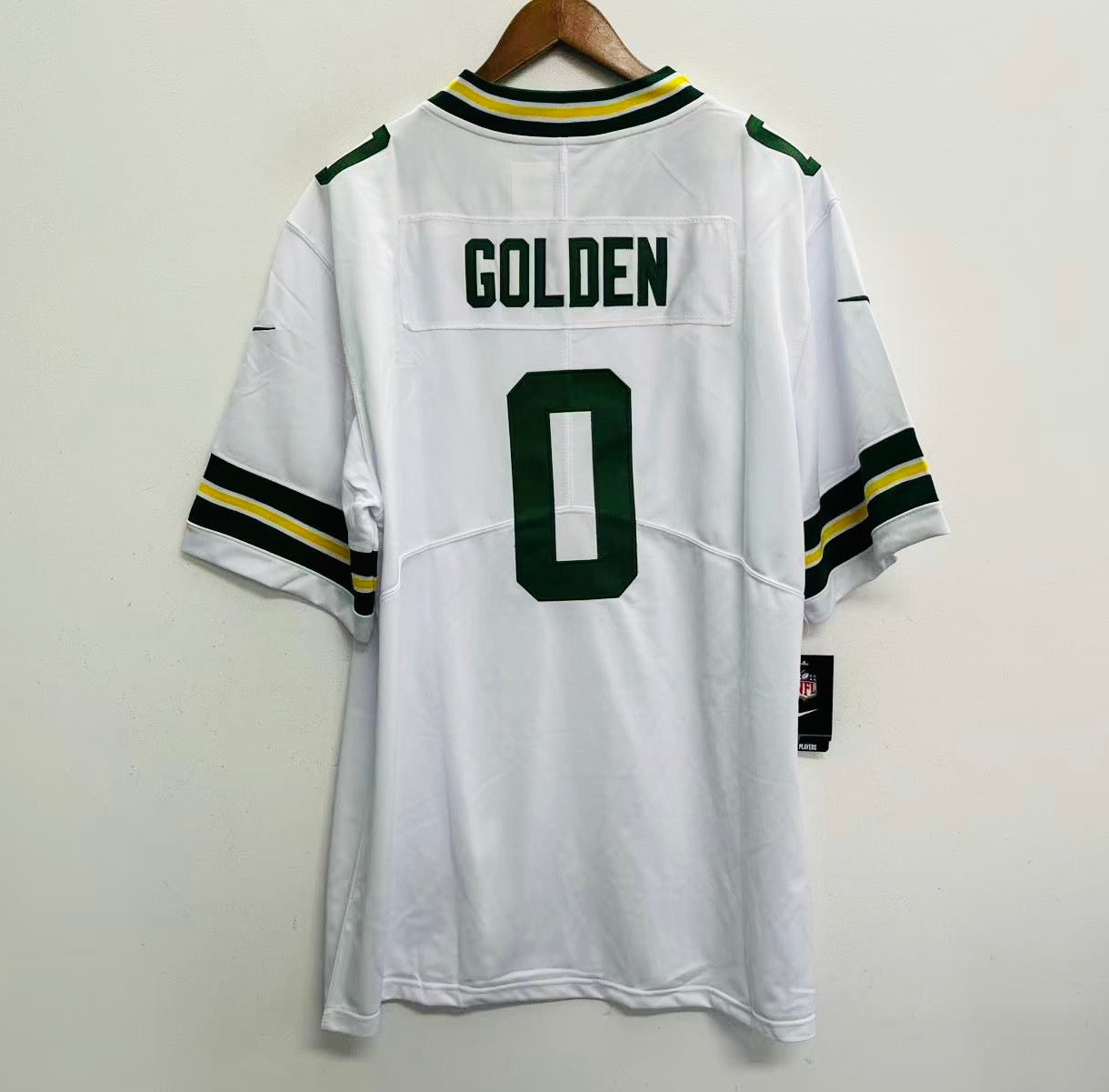 Matthew Golden #0 Green Bay Packers Official NFL Nike Jersey white