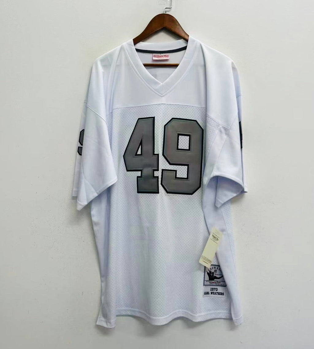Carl Weathers 1970 Oakland Raiders Mitchell & Ness Jersey