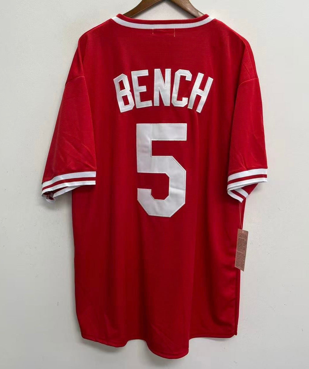 Johnny Bench Cincinnati Reds Official MLB Jersey Mitchell & Ness Red
