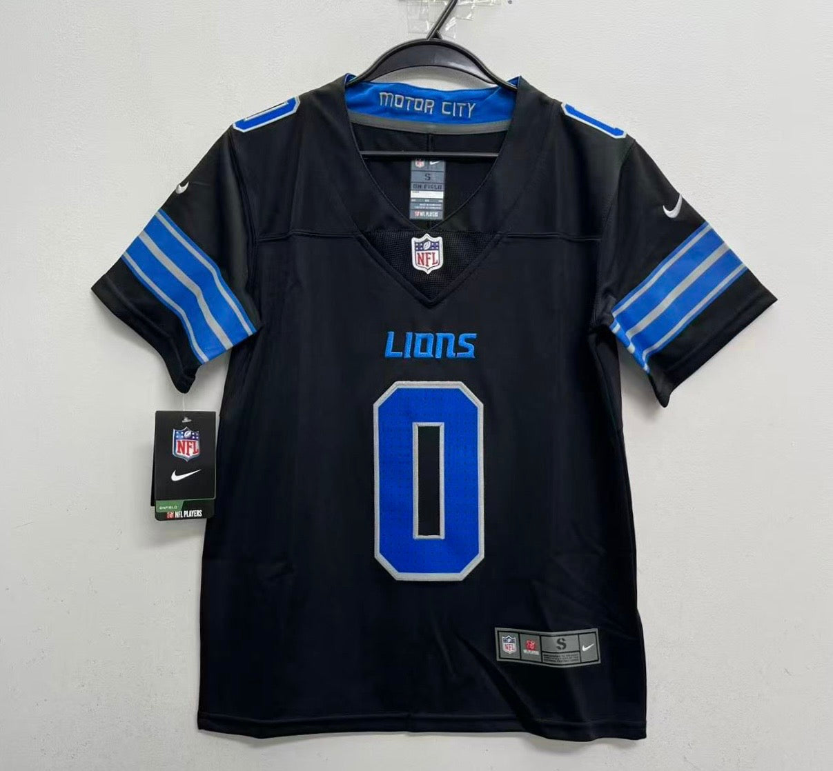 Jahmyr Gibbs YOUTH KIDS Detroit Lions Official NFL Nike Jersey