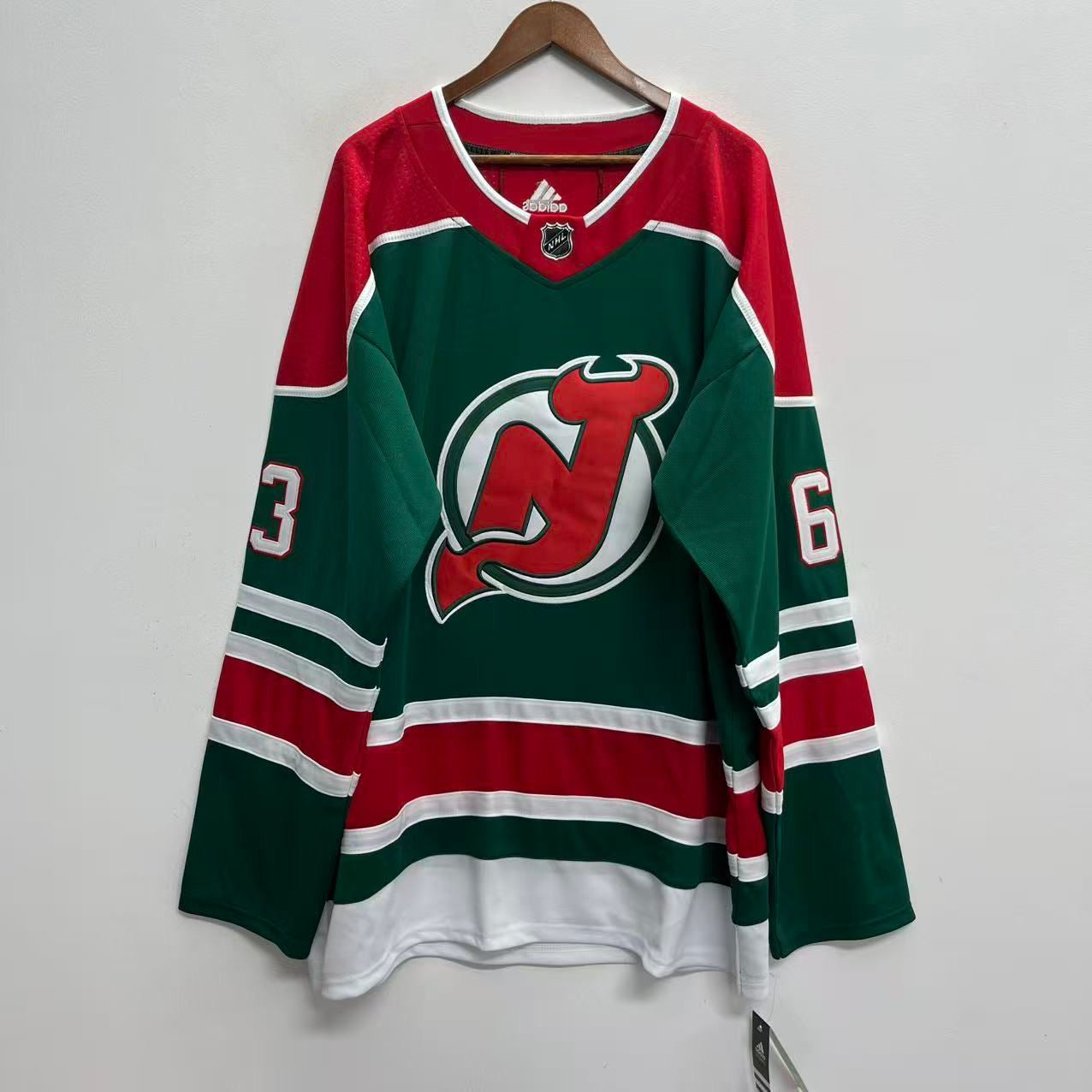 Jesper Bratt New Jersey Devils Official NHL Adidas Custom Jersey Retro