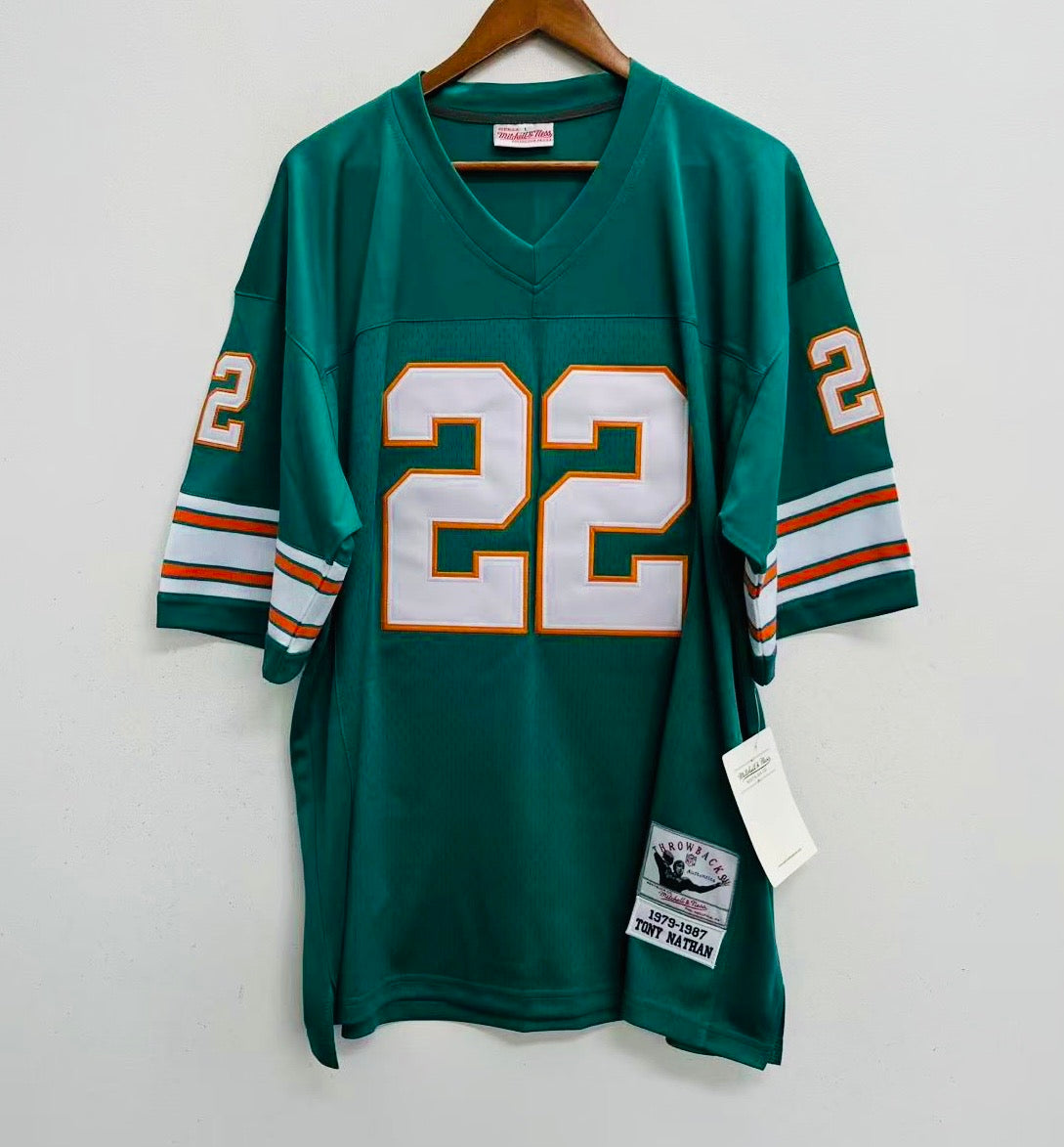 Tony Nathan Miami Dolphins NFL Mitchell & Ness Jersey