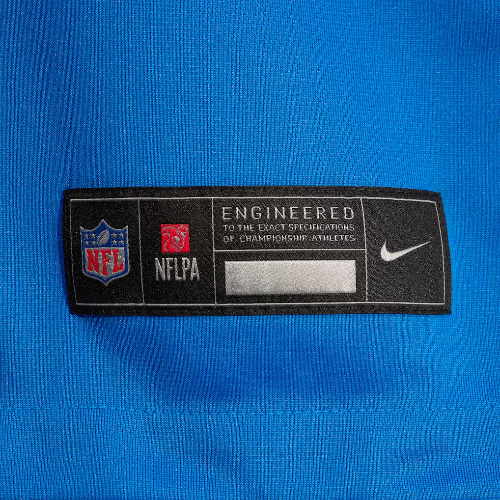 Any name & Number Detroit Lions Official NFL Nike customized alternate jersey
