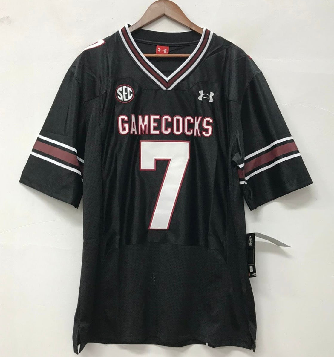 Spencer Rattler South Carolina Gamecocks Jersey black