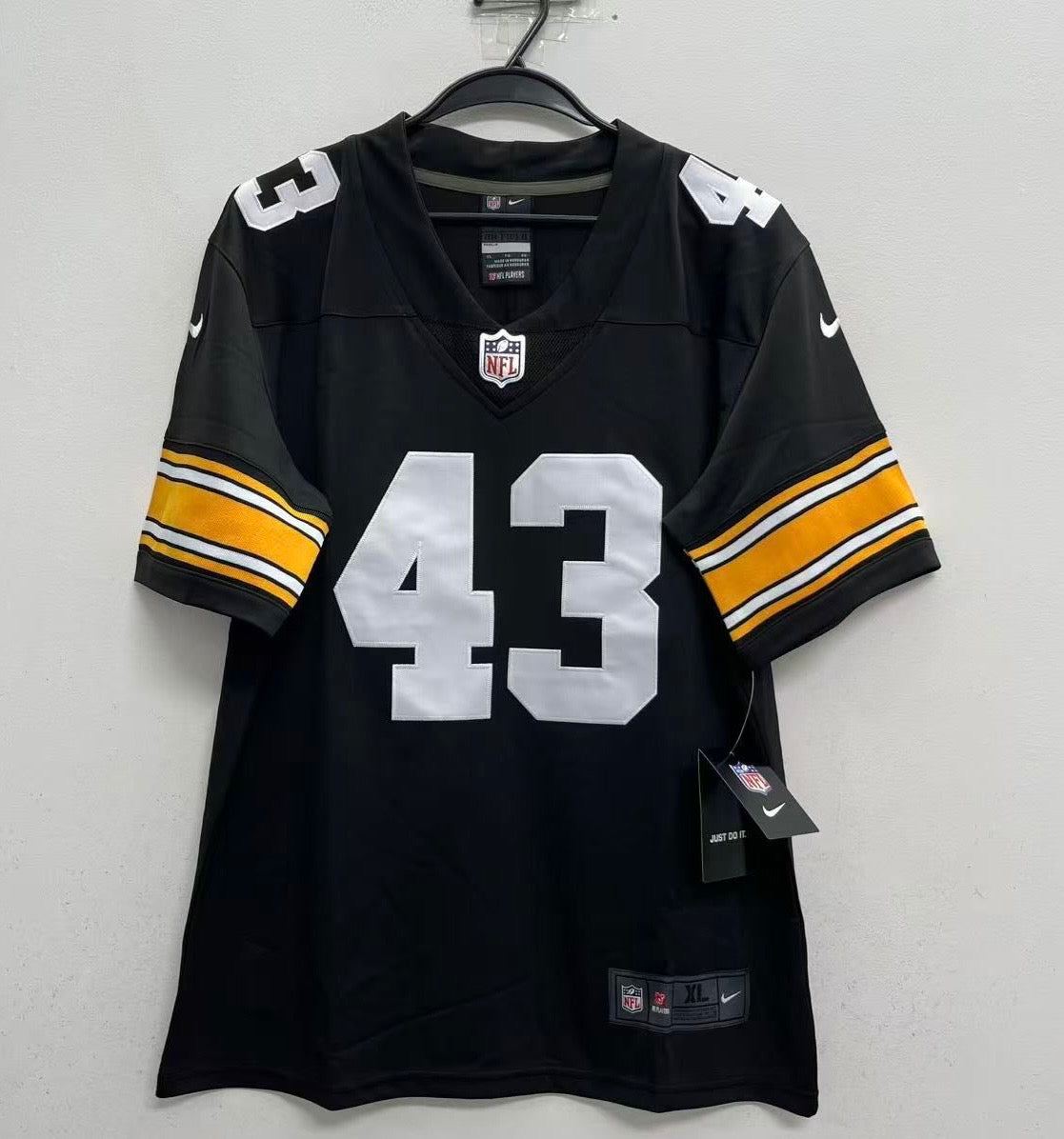 Troy Polamalu Youth Pittsburgh Steelers Official NFL Nike Jersey black