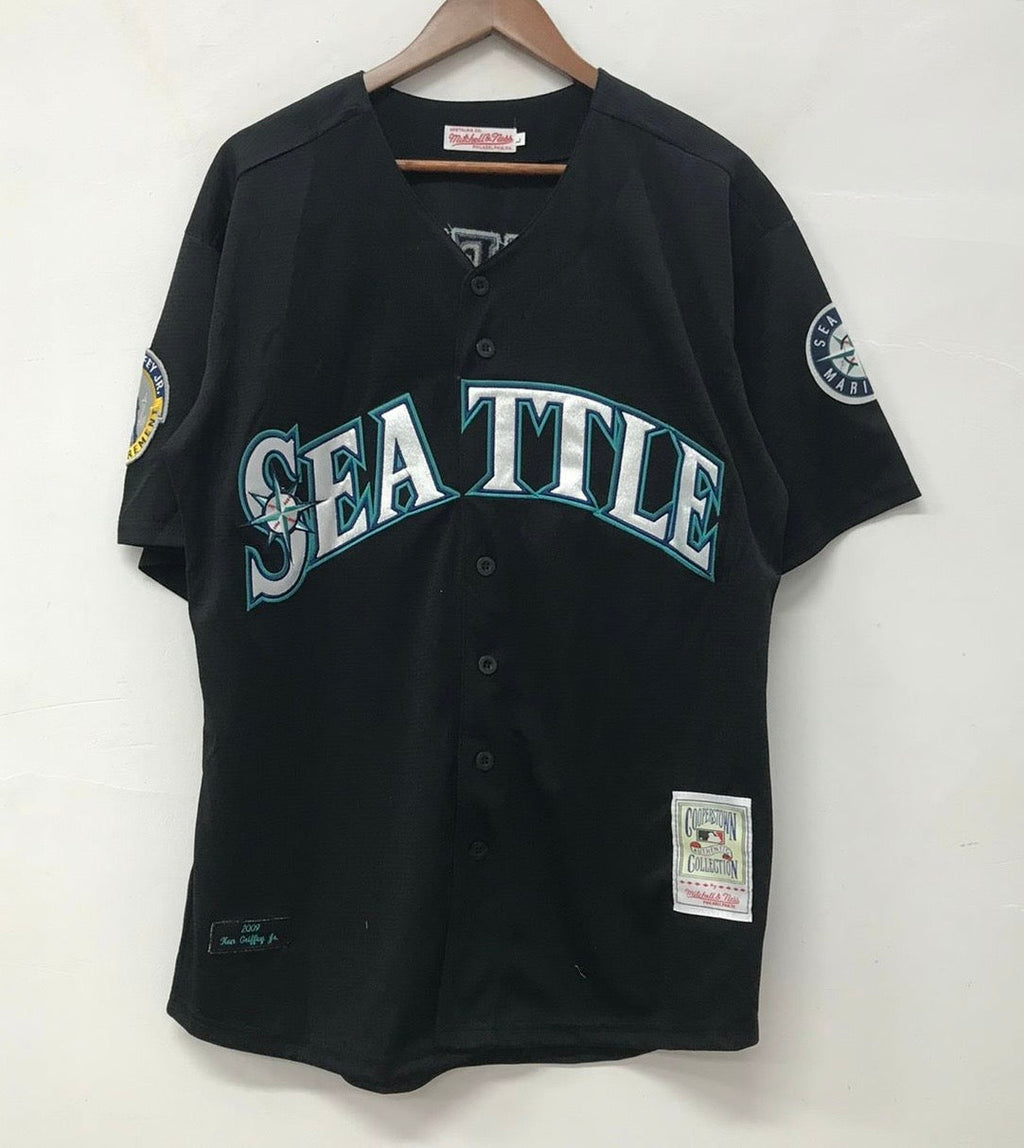 Ken Griffey Jr. Seattle Mariners Jersey Mitchell & Ness black