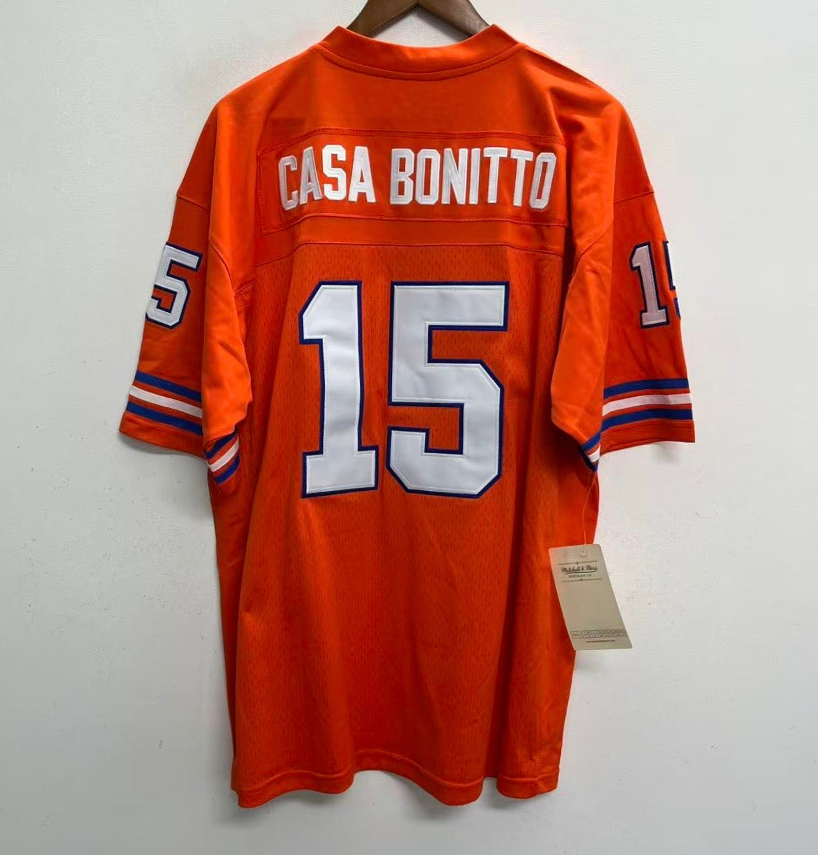 Any name & Number Customized Denver Broncos Official NFL Mitchell & Ness Jersey