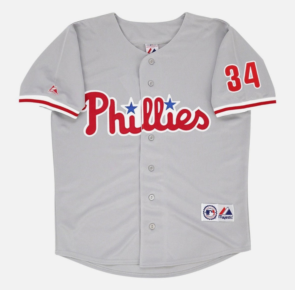 Roy Halladay YOUTH KIDS Philadelphia Phillies Official MLB Majestic Jersey