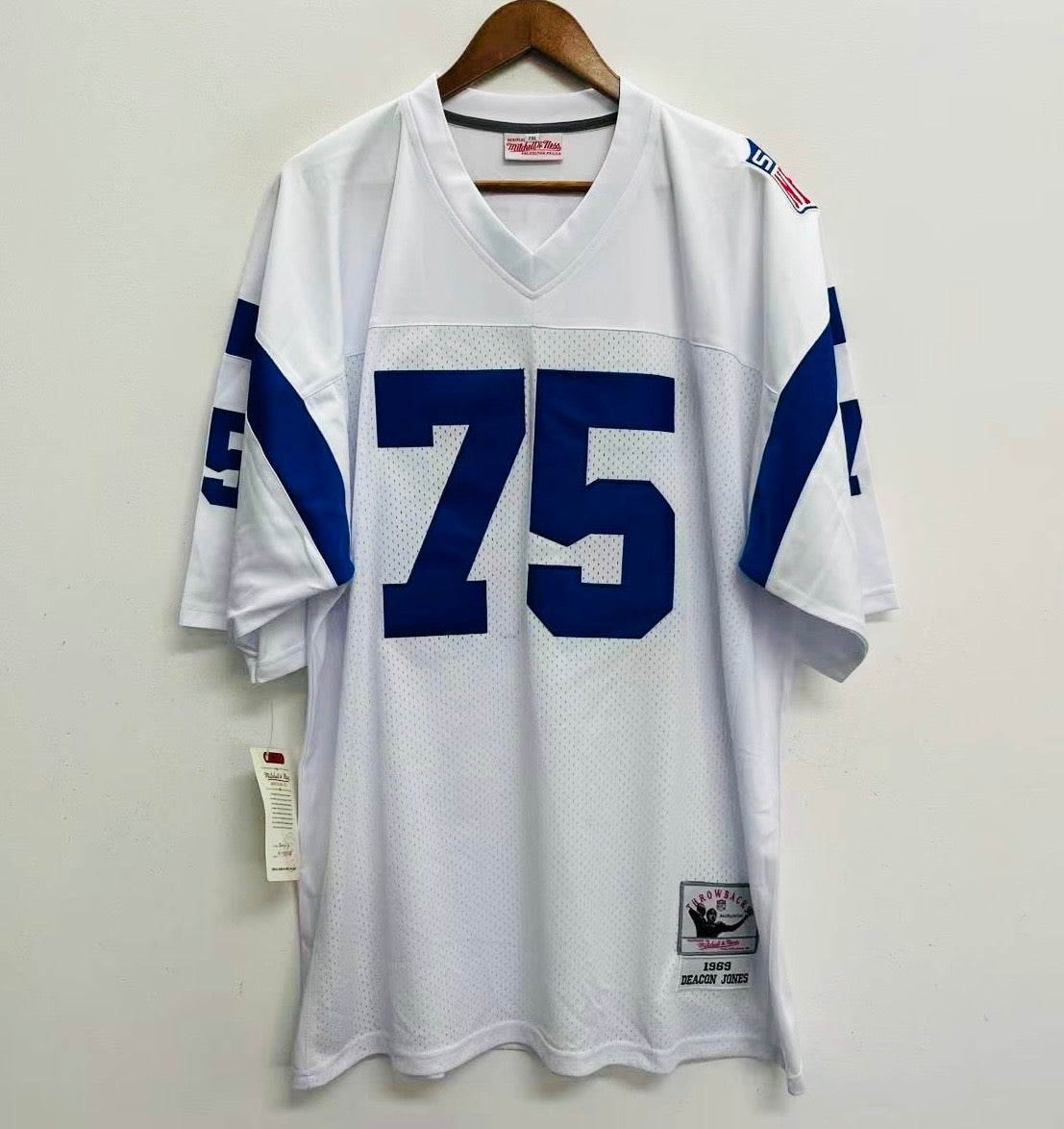 Deacon Jones Los Angeles Rams Official NFL Mitchell & Ness Jersey