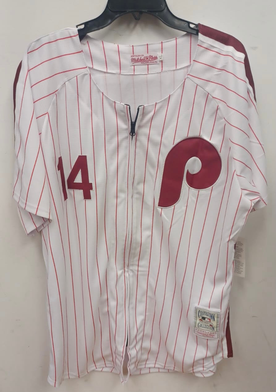 Pete Rose Philadelphia Phillies Official MLB Jersey Mitchell & Ness