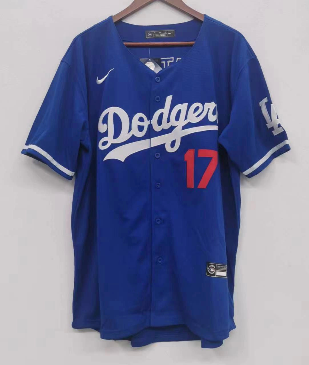 Shohei Ohtani Los Angeles Dodgers Official MLB Nike jersey blue