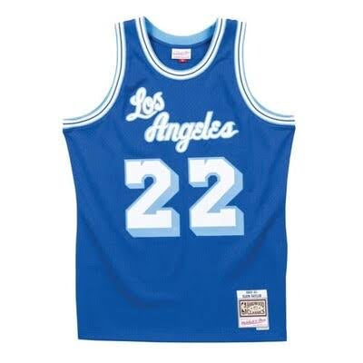 Elgin Baylor Los Angeles Lakers Official NBA Mitchell & Ness Jersey