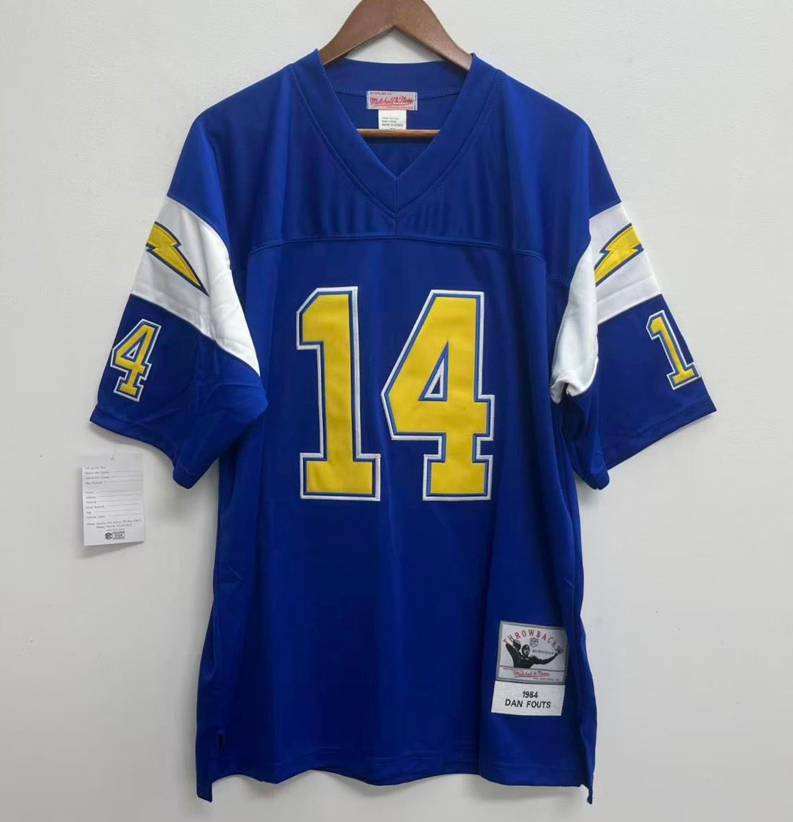 Dan Fouts San Diego Chargers Official NFL Mitchell & Ness Jersey
