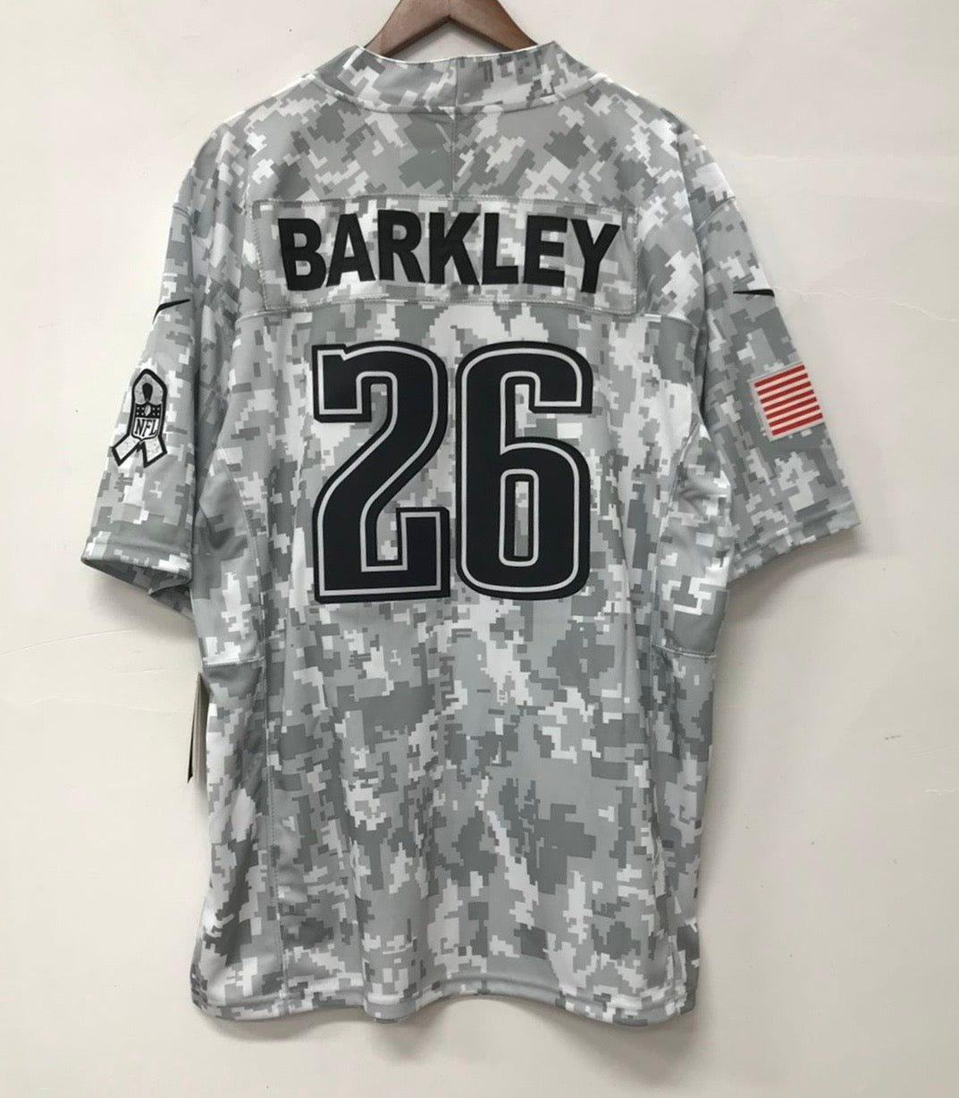 Saquon Barkley Philadelphia Eagles Nike NFL Salute to Service Jersey