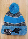 Carolina Panthers NFL New Era winter knit Hat with Pom Pom