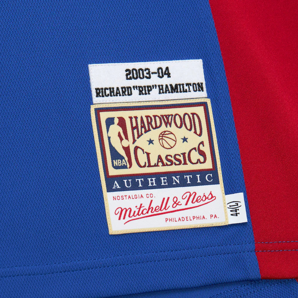Richard Rip Hamilton 2003-04 Detroit Pistons Official NBA Mitchell & Ness Jersey