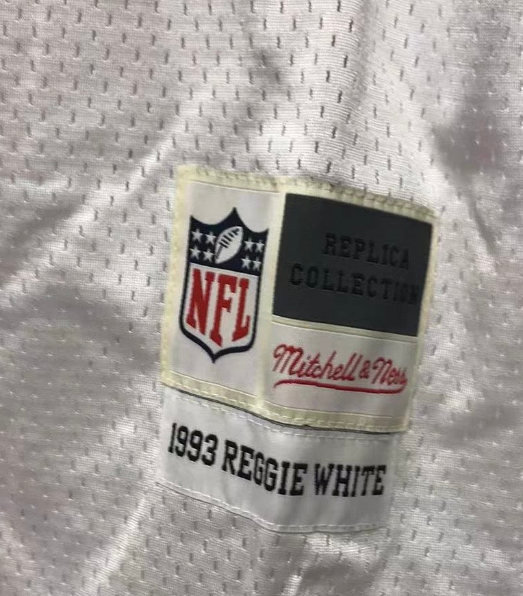 Reggie White Green Bay Packers Official NFL Jersey Mitchell & Ness