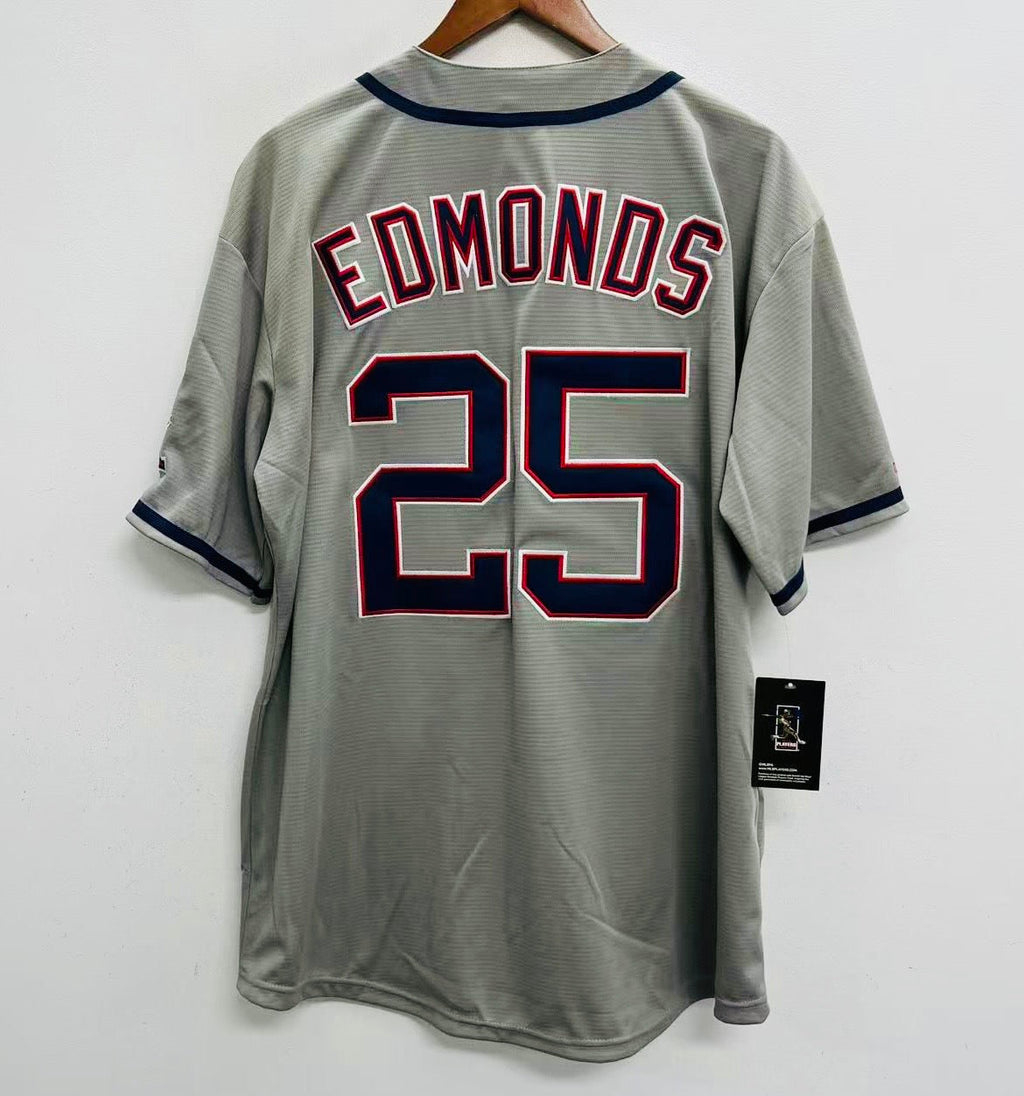 Jim Edmonds Anaheim California Angels Official MLB Majestic Jersey