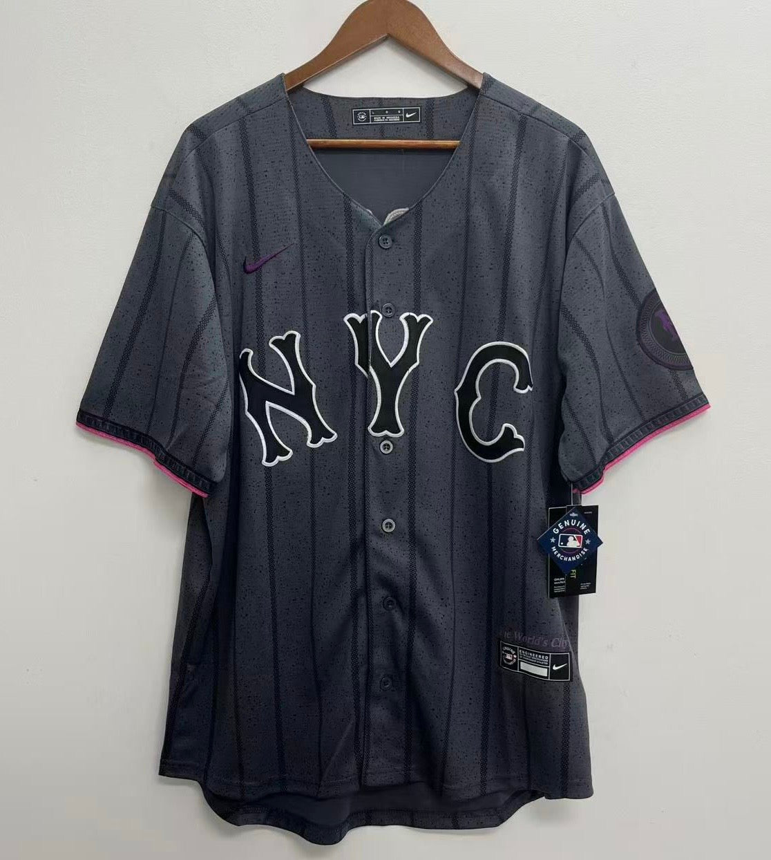 Pete Alonso New York Mets Official MLB Nike City Connect Limited Jersey