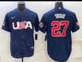 Mike Trout USA baseball  YOUTH KIDS Official Nike Jersey Blue