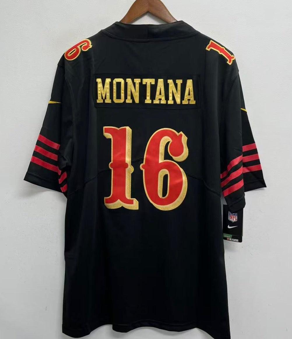 Joe Montana San Francisco 49ers YOUTH KIDS Official NFL Nike 2025 Rivalries Collection Jersey