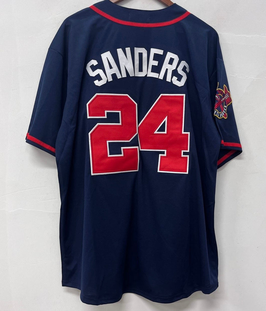 Deion Sanders Atlanta Braves 1992 Mitchell & Ness jersey blue