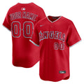 Any Name and Number customized YOUTH KIDS Los Angeles Angels Official MLB Nike jersey red