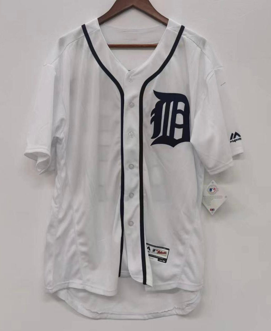 Justin Verlander Detroit Tigers Official MLB Majestic Jersey white