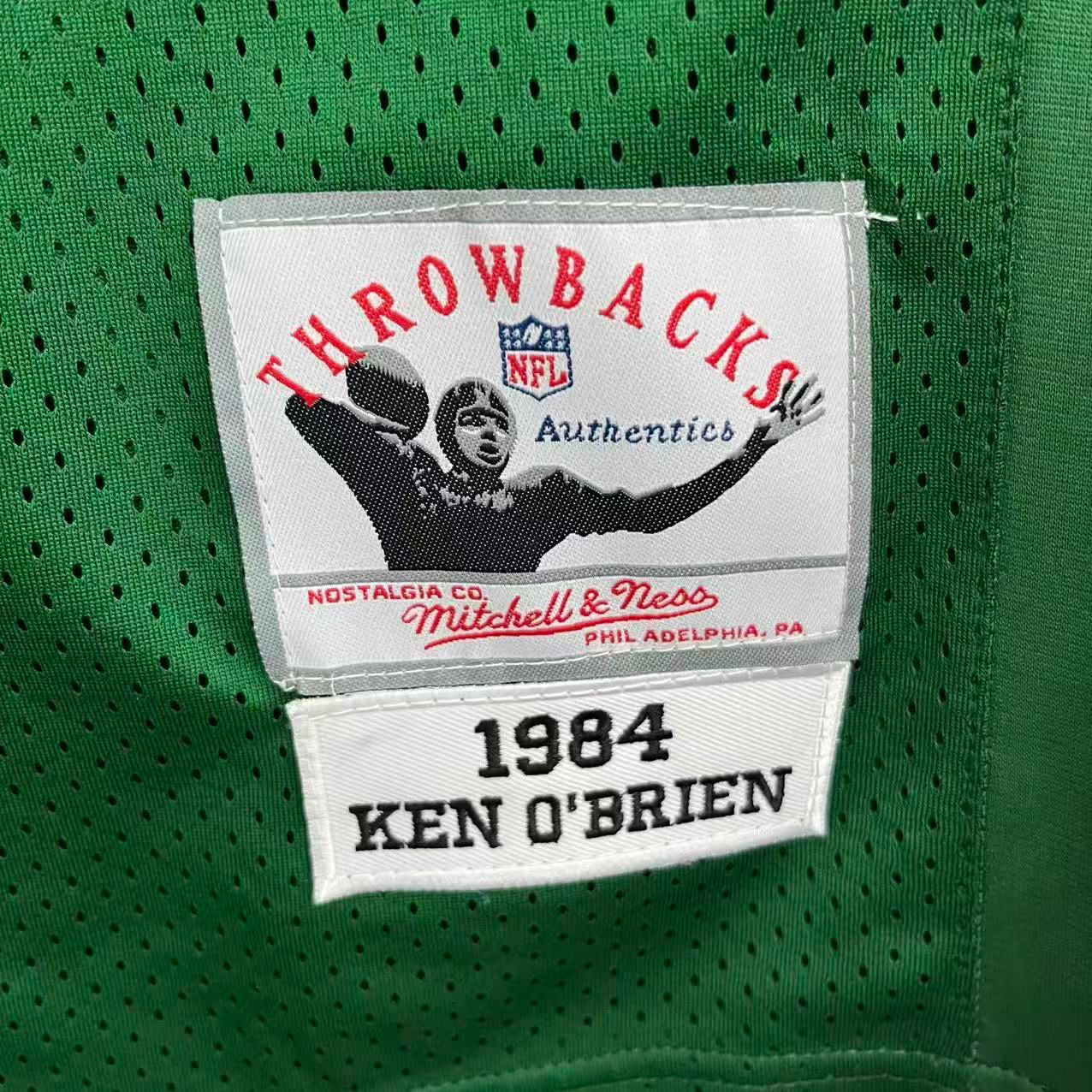 Ken O’Brien New York Jets Official NFL Mitchell & Ness Jersey