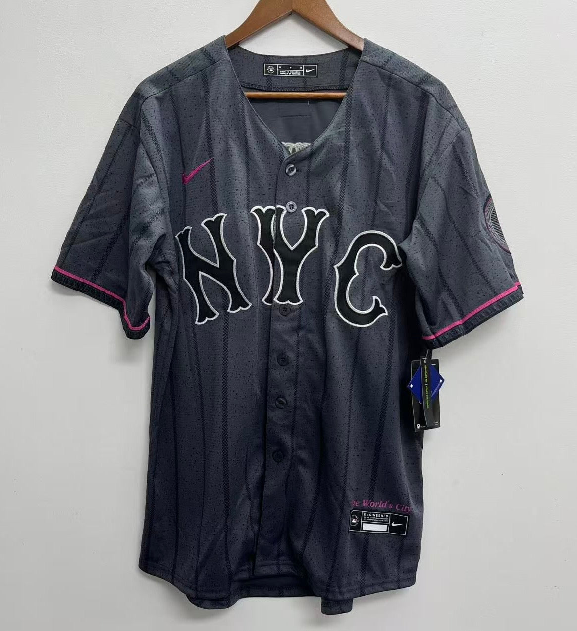 Luisangel Acuna YOUTH New York Mets Official MLB Nike City Connect Limited Jersey