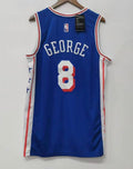 Paul George Philadelphia 76ers NBA Jersey NIKE Blue