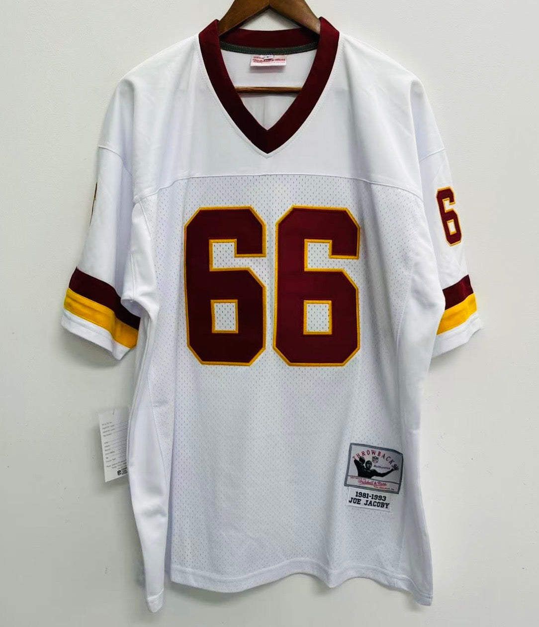Joe Jacoby Washington Redskins Commanders Official NFL Mitchell & Ness Jersey