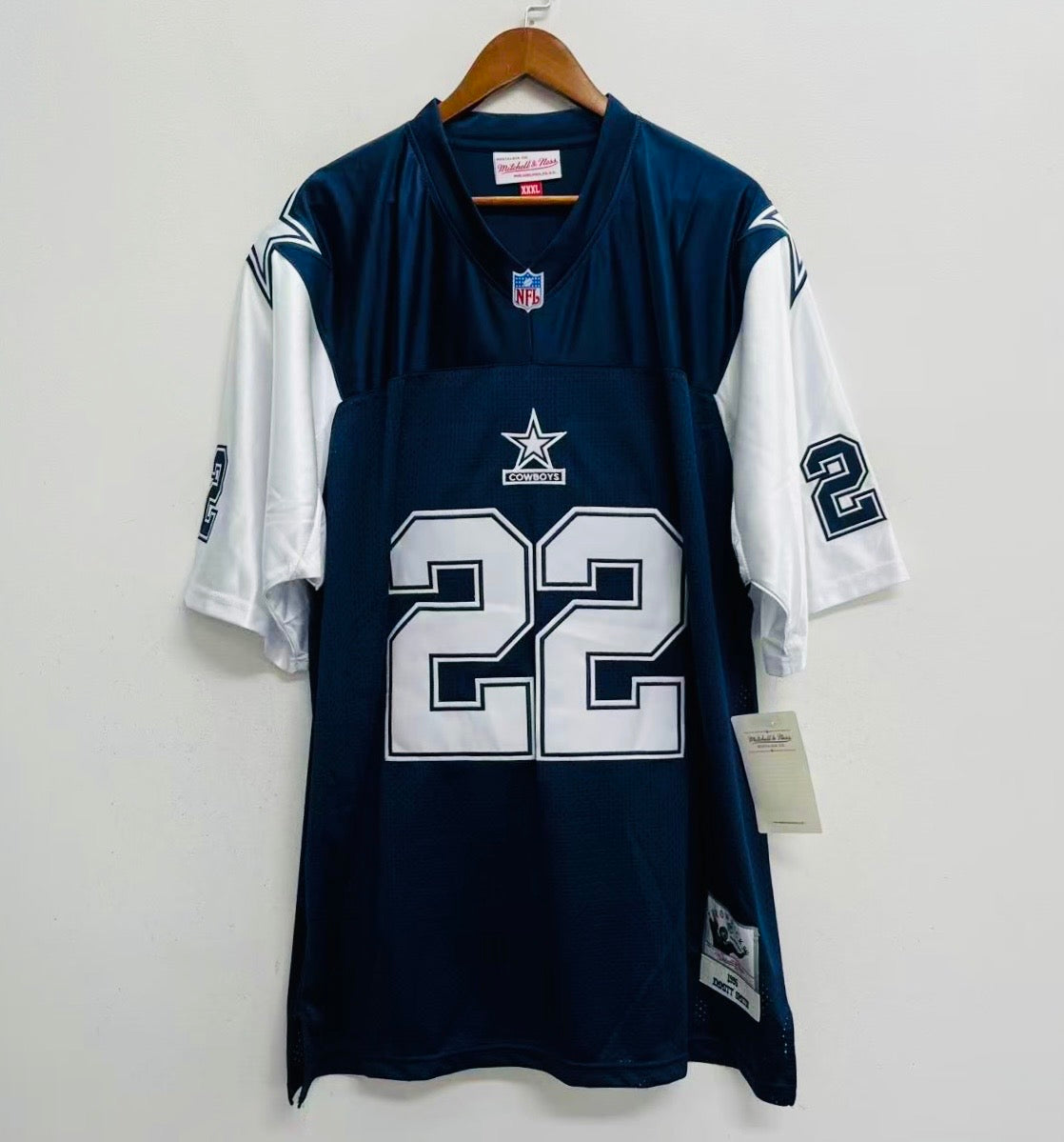 Emmitt Smith 1995 Dallas Cowboys Official NFL Mitchell & Ness Jersey