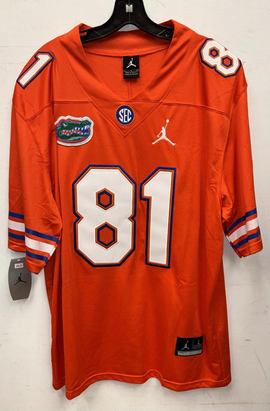 Aaron Hernandez Florida Gators Jordan Brand Jersey orange