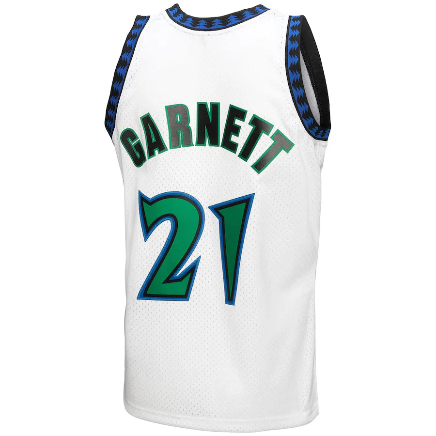 Kevin Garnett Minnesota Timberwolves Official NBA Mitchell & Ness Jersey white