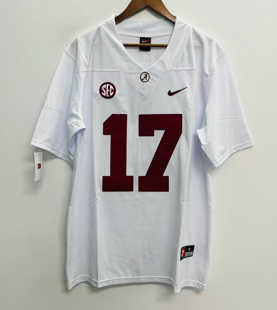 Jaylen Waddle Alabama Crimson Tide Official NCAA Jersey Nike white