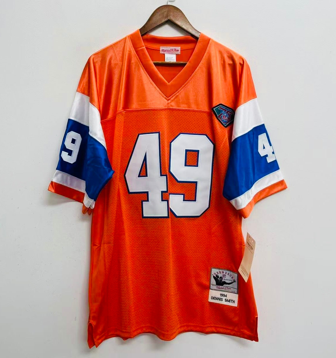 Dennis Smith 1994 Denver Broncos Mitchell & Ness Jersey