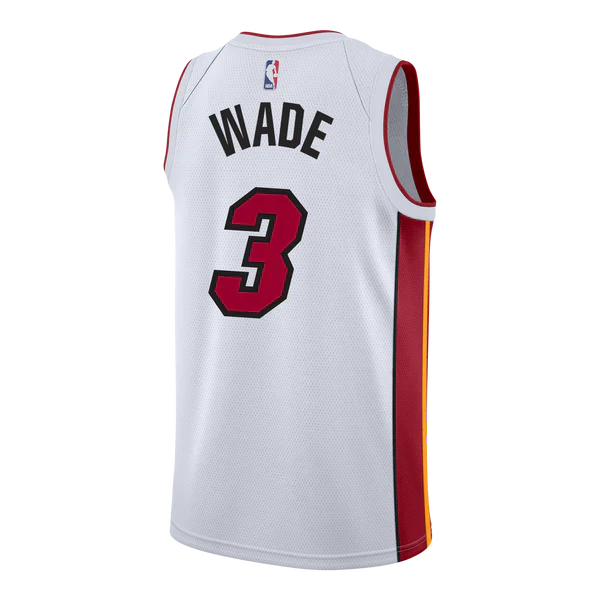 Dwyane Wade Miami Heat Official NBA Nike Jersey white
