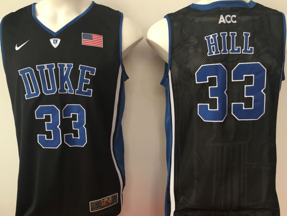 Grant Hill Duke Blue Devils Official NCAA Jersey NIKE black