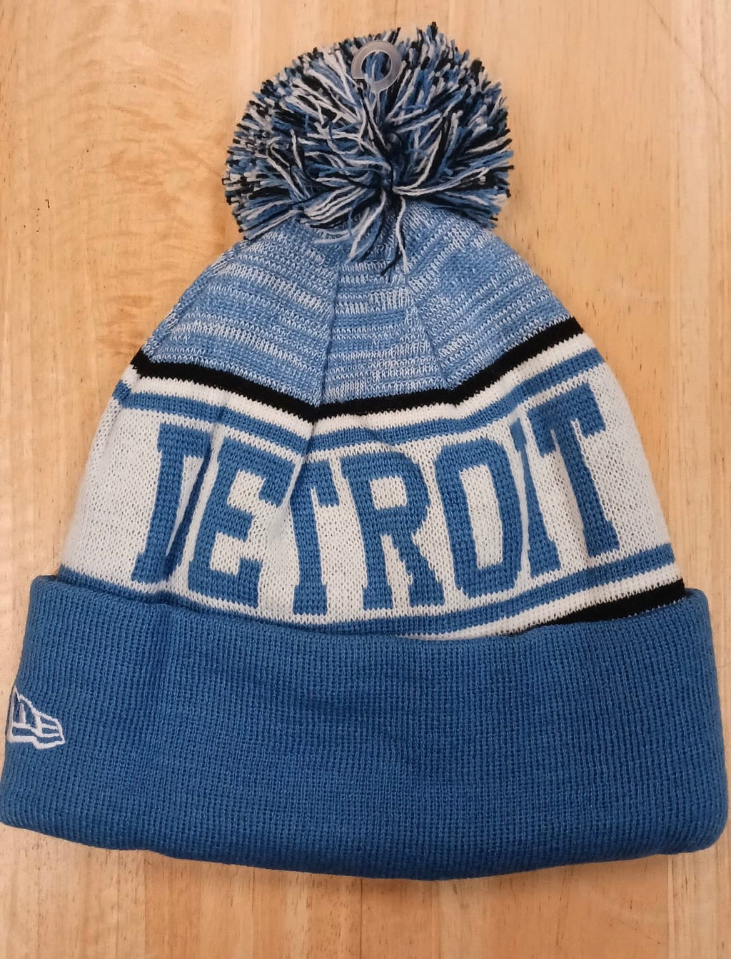 Detroit Lions NFL New Era winter knit Hat with Pom Pom