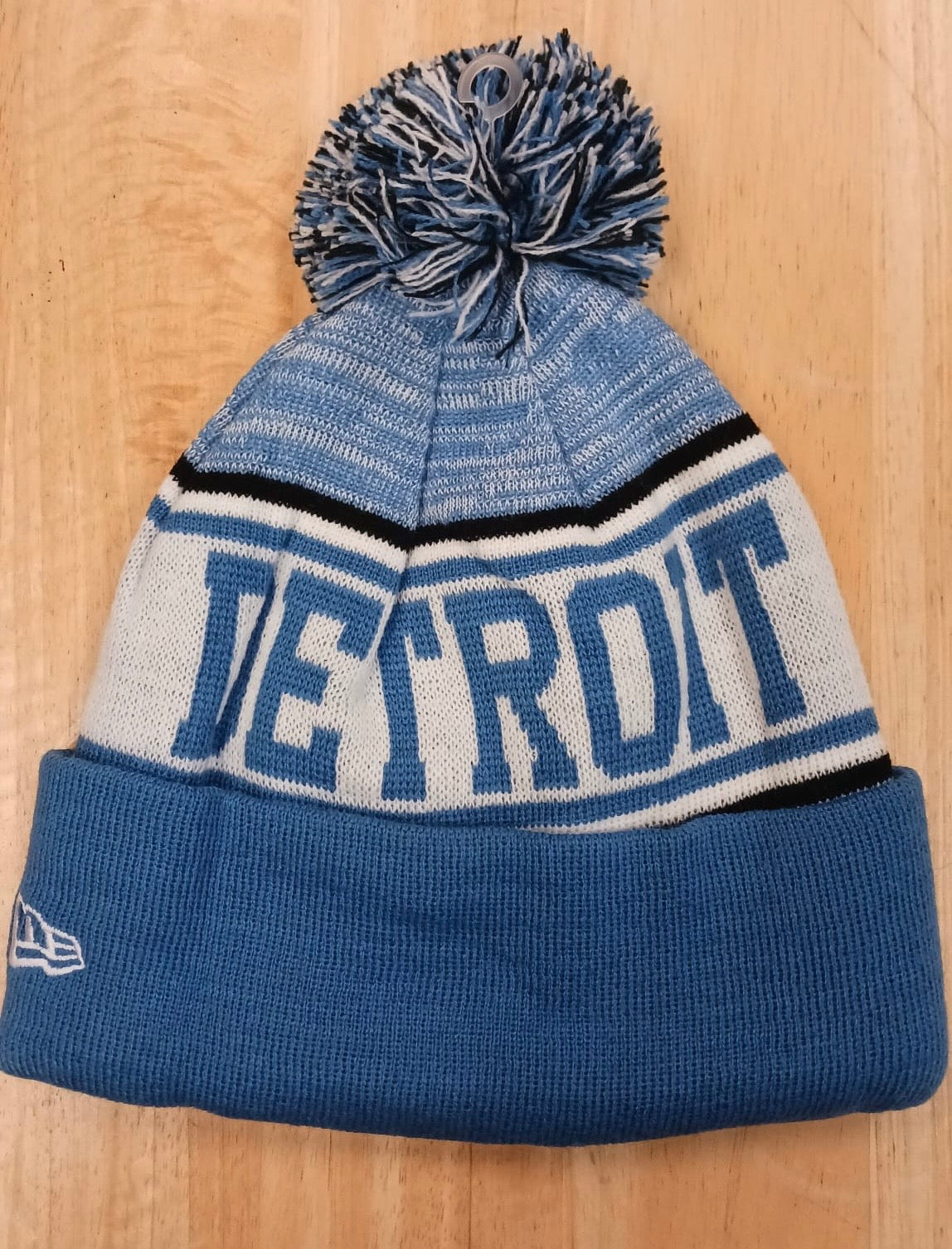 Detroit Lions NFL New Era winter knit Hat with Pom Pom