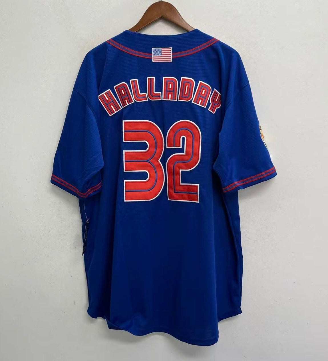 Roy Halladay YOUTH KIDS Toronto Blue Jays Official MLB  Jersey Majestic blue