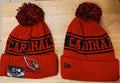 Arizona Cardinals NFL New Era winter knit Hat with Pom Pom