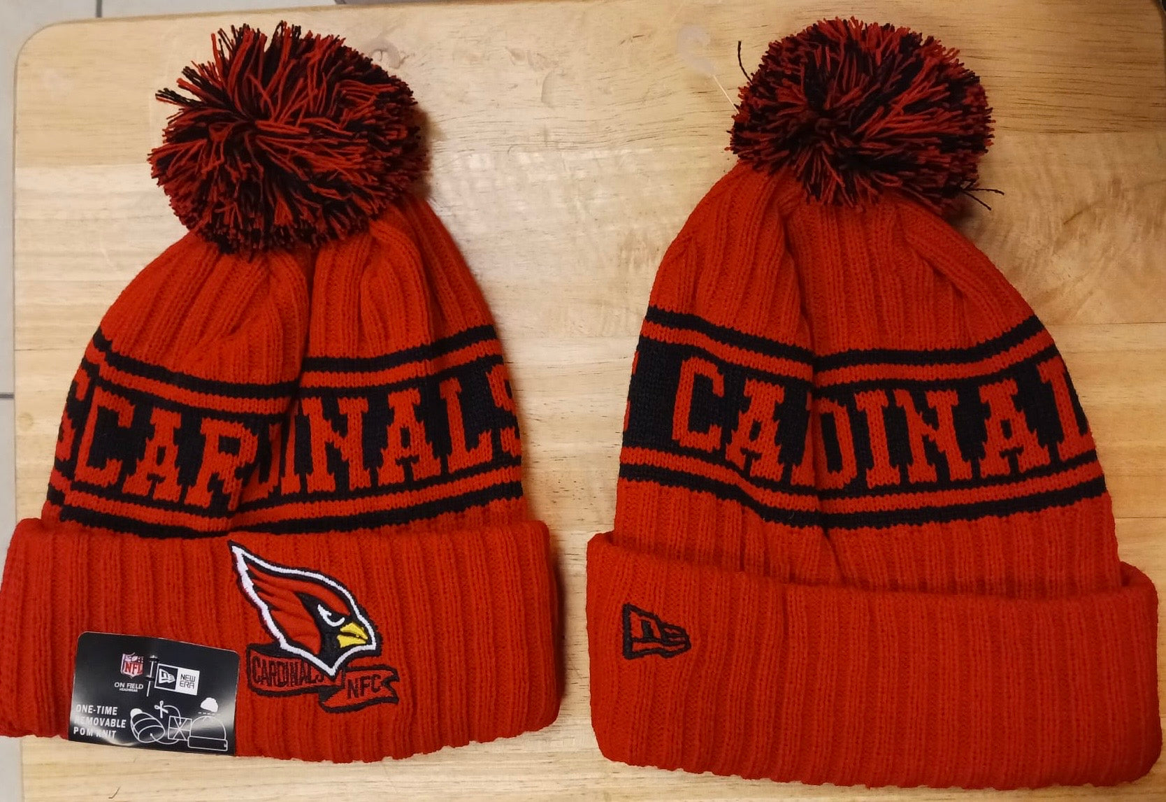 Arizona Cardinals NFL New Era winter knit Hat with Pom Pom