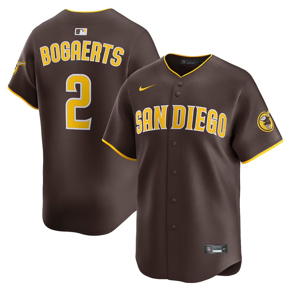 Xander Bogaerts YOUTH KIDS San Diego Padres Official MLB Nike Jersey brown