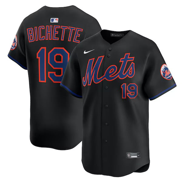 Bo Bichette YOUTH KIDS New York Mets Official MLB Nike  Jersey black
